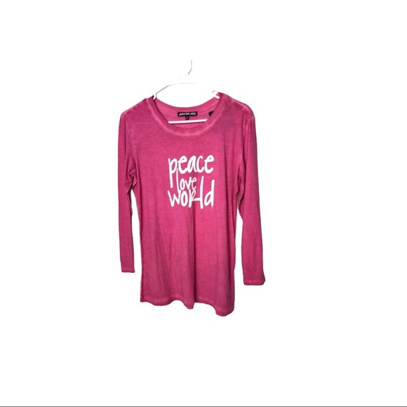 NWT PEACE LOVE WORLD The Doni Long-Sleeve Top - Picture 4 of 15